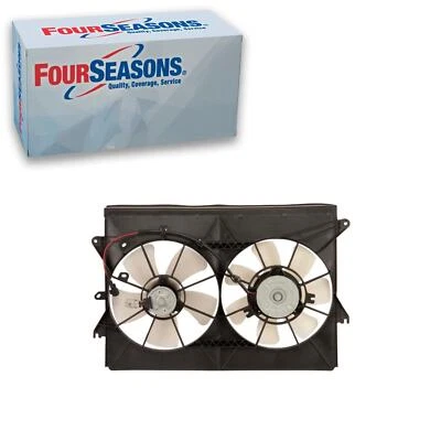 Conjunto de ventilador de radiador y condensador doble 4 estaciones para Scion tC 2005-2010 Foto 1 de 4