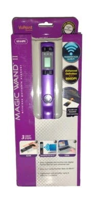 VuPoint Solutions Magic Wand WiFi Portable Scanner S744PU New Sealed-Purple - Image 1 of 4