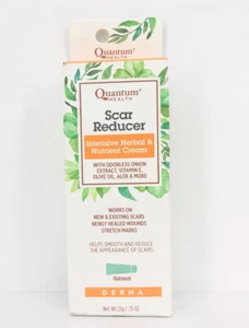 Scar Reducer by Quantum Health Intensive Herbal & Nutrient Cream .75 oz/21g - Picture 1 of 9