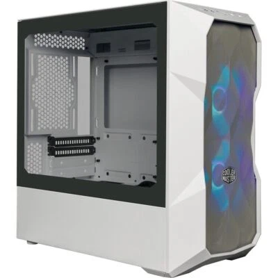Cooler Master TD300-WGNN-S00 MasterBox TD300 Mesh Computer Case w 2xFAN White - Image 1 of 4