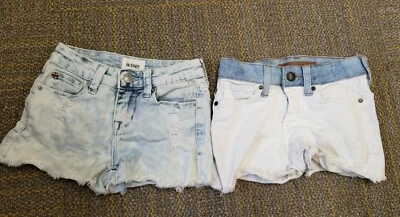 Lote de 2 pares de pantalones cortos Joe's Jeans/Hudson para niñas talla 7 Foto 1 de 2