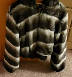NWT * BABYPHAT FAUX FUR WOMENS BOMBER JACKET SIZE 2XL *RARE * - Picture 1 of 18