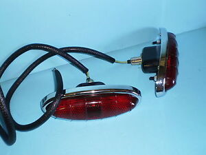 Pair LED Tail lights Lens ShoeBox 1157 Plug & Play for 1949 1950 Ford 