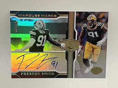 2020 Panini Plates & Patches Marquee Marks Preston Smith #MM-PS Auto /99 - Image 1 of 3