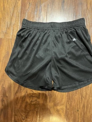 Short preto médio feminino atlético Alleon juvenil - Imagem 1 de 3