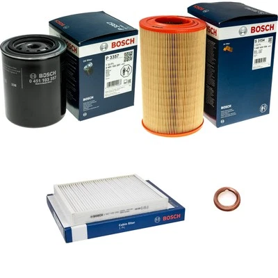 BOSCH Inspection Set filtre Jeu de Filtres pour Nissan Terrano II R20 2.7 - Photo 1/4