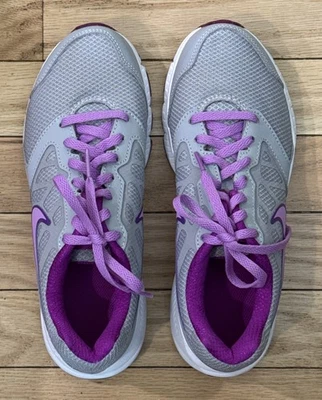 NIKE Downshifter 6 Athletic Wolf Grey 684765 017 Purple Woman’s US Size 6 - Image 1 of 4