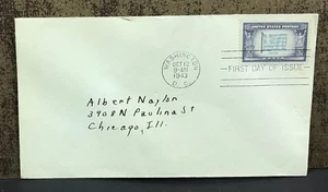 STAMP US SCOTT 916 "Flag of Greece"  5 CENT 1943 FDC - Picture 1 of 1