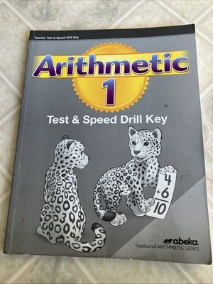 Abeka Arithmetic Grade 1 Homeschool Test & Speed Drill Teacher's Key 2nd Edition - Image 1 of 4