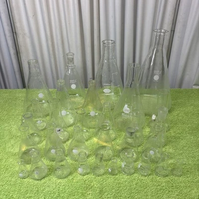 Lote de (32) frascos Pyrex/Kimax/Bellco 10/25/50/125/250/500/1000/2000/3000 ml Foto 1 de 4