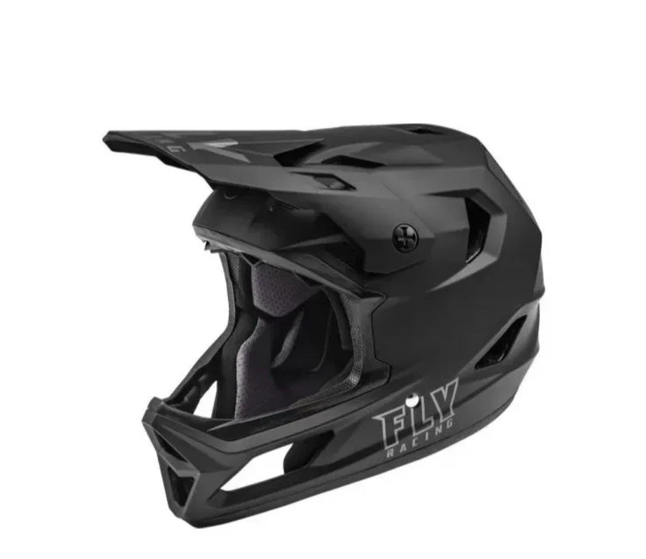 FLY RACING YOUTH RAYCE MX HELMET - MATTE BLACK - MOTOCROSS/OFFROAD - Image 1 of 4