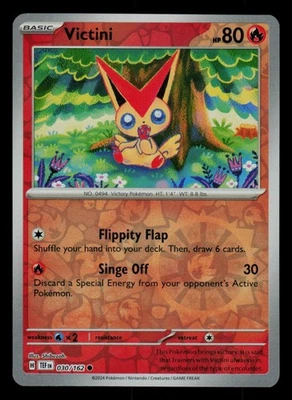 Victini 030/162 Common Reverse Holo SV05: Temporal Forces NM - Image 1 of 2