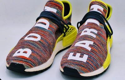 Adidas x Pharrell Williams Human Race Body and Earth NMD Sneakers Size 13 - Image 1 of 4