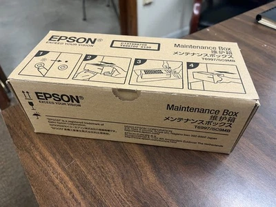 CAJA DE MANTENIMIENTO EPSON ORIGINAL T6997/SC9MB CAJA SELLADA DE FÁBRICA IMPRESORAS SURECOLOR Foto 1 de 2