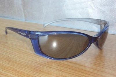 Arnette Swinger 250-8409 синий мерцающий/серебристый зеркальный v.good объектив - как новая рамка винтажный. - Изображение 1 из 4