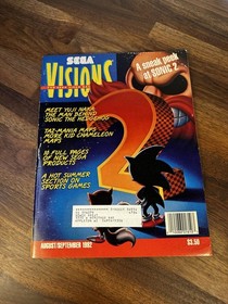 Sega Visions Magazine August/September 1992 Sonic 2 Sneak Peak