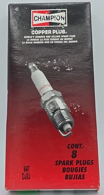 NOS Champion COPPER PLUS 847 DJ8J pacote com 8 velas de ignição SP-06 - Imagem 1 de 4