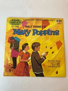 Walt Disney's Mary Poppins 33 1/3 RPM Record 1972 - Picture 1 of 4
