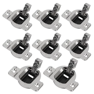 Paquete de 8 bisagras de gabinete compactas 33 Blum 110 grados - atornillables R... - Imagen 1 de 8