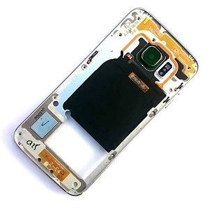 Samsung Galaxy S6 Edge metal side housing bezel+rear camera glass Green Genuine - Picture 1 of 2