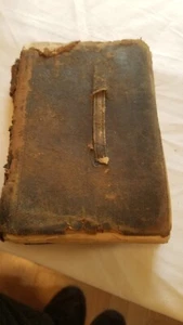 Vintage 1896 Edwin Meeks Engineer's Handy-Book Leather Cover Rough Shape - Bild 1 von 9