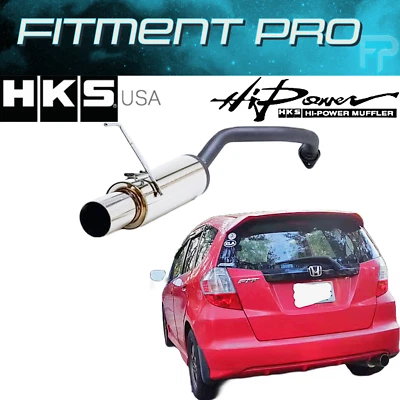 Sistema de escape trasero de eje de alta potencia HKS 32003-BH006 para Honda Fit 2009-14 1,5 L GE8 Foto 1 de 4