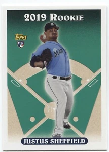 Tarjeta Topps Archives Justus Sheffield RC 1993 2019 Topps Rookies #326 - Mariners - Imagen 1 de 1