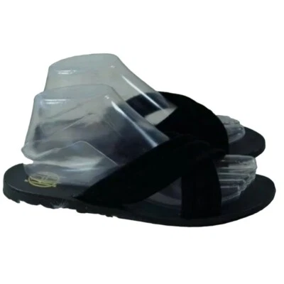 House of Harlow 1960 Lilias gamuza negra diapositivas 9 Foto 1 de 4