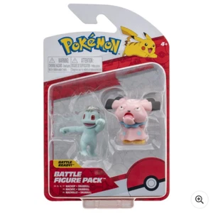 Pokémon 5cm Battle Figure 2-Pack - Machop & Snubbull - Picture 1 of 24
