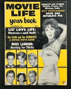 Vintage Movie Life Yearbook Screen Stars 1961 Magazine 60s ELVIS Liz Taylor ADs - Picture 1 of 12