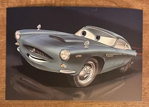 Postal de arte conceptual de Disney Pixar: The Art of Pixar, Cars 2 Finn McMissile - Imagen 1 de 2