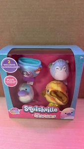 Squishmallow Squishville Brindall & Schifra Plus Accessories Plush Toy BN Sealed - Picture 1 of 2