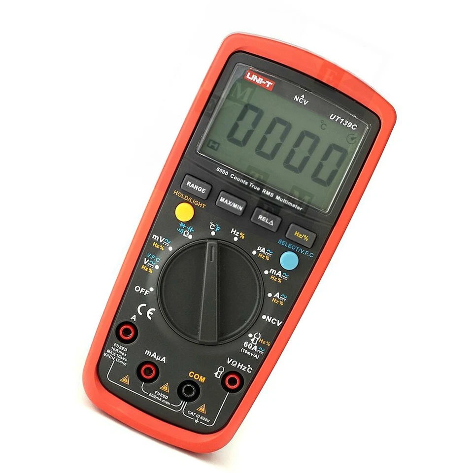 UT139C Digitaler Multimeter LCD (6000),beleuchtet True RMS UNI-T - Bild 1 von 1