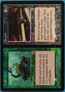 Life and Death FOIL Apocalypse PLD Green Black Uncommon CARD (433789) ABUGames - Picture 1 of 2