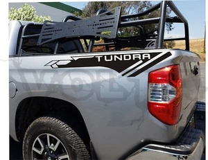 2X Rear Bedside Vinyl Decals For Toyota Tundra 2007-2024 Graphics USA - Foto 1 di 1