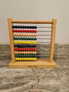Melissa & Doug Abacus - Classic Wooden Educational Counting Toy With 100 Beads - Picture 1 of 6