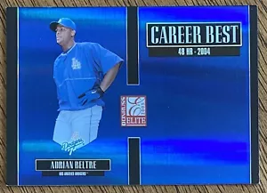 2005 Donruss Elite Career Best Insert ADRIAN BELTRE /250 Dodgers - Picture 1 of 2