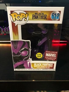 Funko Pop! Black Panther #612 Marvel Collector Corps Exclusive Glow GITD - Bild 1 von 3