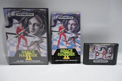 Space Harrier II 2 Sega Genesis COMPLETE w/ Manual CIB EXCELLENT CONDITION - Image 1 of 4
