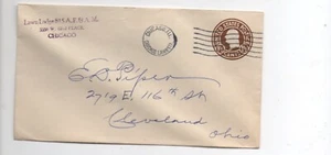 United States entire U481 Chicago Illinois to Cleveland Ohio lot c - Picture 1 of 2