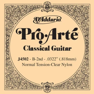 D'Addario Pro-Arte Nylon Classical Guitar Single String, Normal Tension, B 2nd - Picture 1 of 2