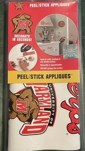 Pegatinas Maryland Terrapins Peeling & Stick Apliques Decoración de Pared Terps Hechas en EE. UU. - Imagen 1 de 7