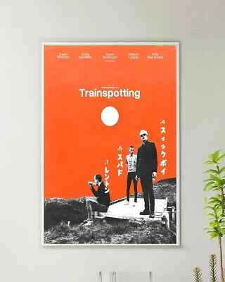 Trainspotting Movie Poster, Funny Art Print, Retro Movie Wall Decor, Gift Poster - Image 1 of 4