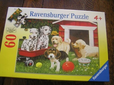 Rompecabezas Ravensburger 2010 60~ piezas Puppy Party 14,25x10 1/3" para edades 4+ Foto 1 de 3