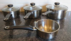 Set 4 Pentole Morphy Richards Induzione Acciaio Inox - Foto 1 di 24