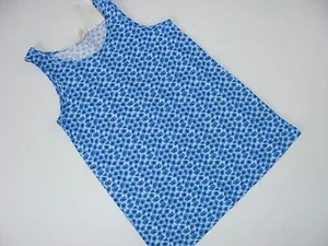 H&M Blue Flowers Floral Top Shirt Tank Girls Girl Size 10-12 Years NWT NEW - Picture 1 of 4