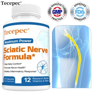 Formule pour le nerf sciatique : acide alpha-lipoïque, vitamine, benfotiamine - Imagen 1 de 13