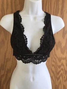 Bralette de encaje recortado en V profunda pequeña XS Victoria's Secret nuevo sin etiquetas - Imagen 1 de 3