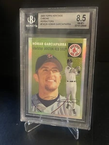 Topps Heritage 2003 refractores cromados #/554-Nomar Garciaparra-MLB-Red Sox-Boston - Imagen 1 de 7