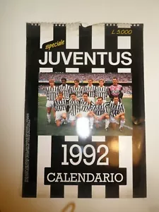 Juventus Poster Calendario 1992 cm.42x29 Roberto Baggio Nuovo! ▓ - Imagen 1 de 3